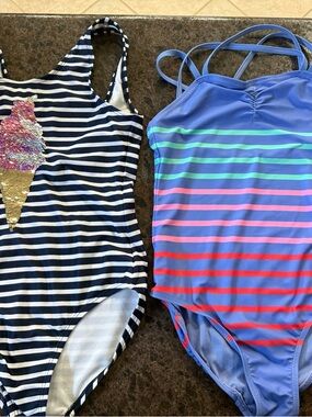 Girls Gap swimsuits sz L 10/12